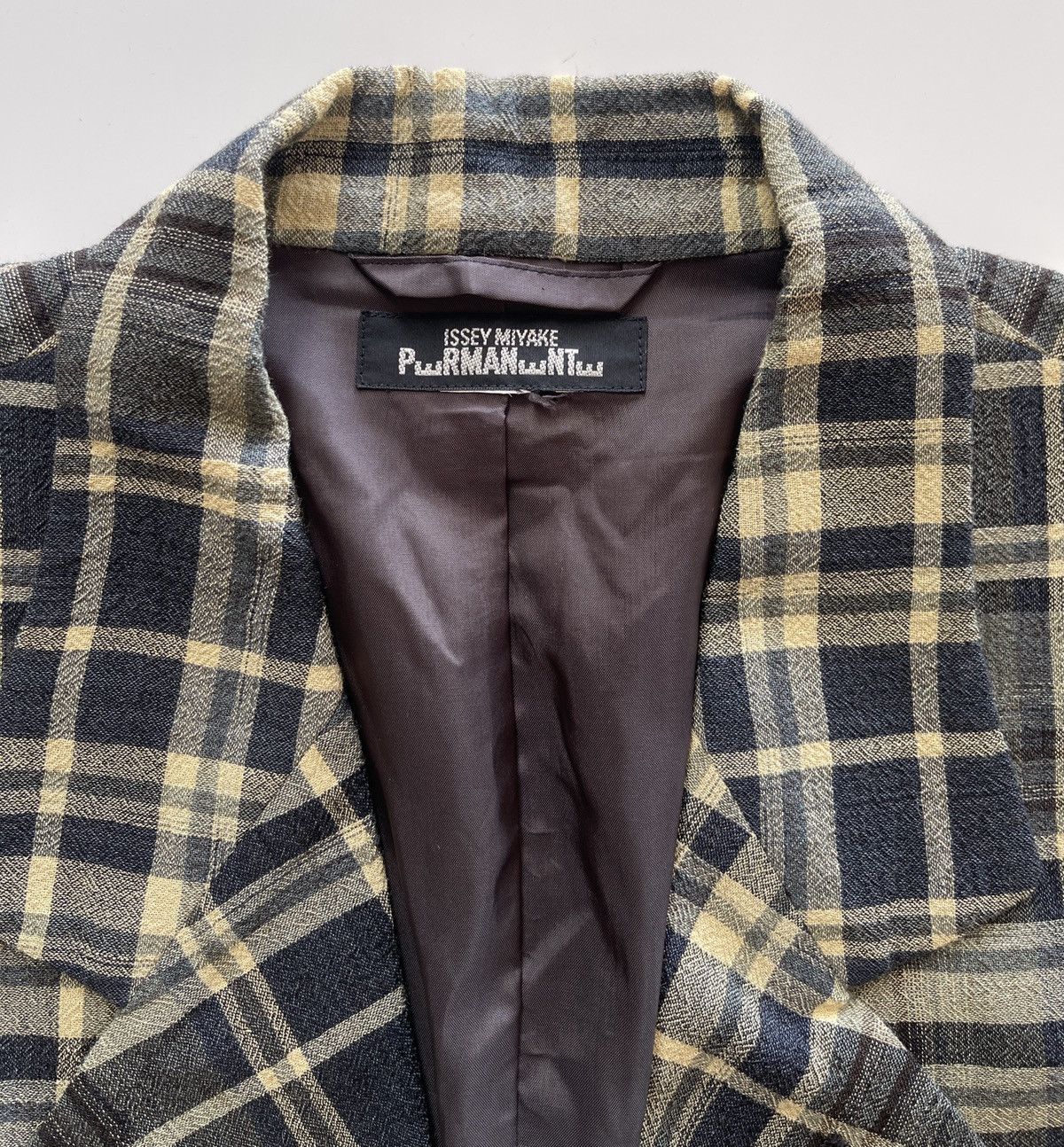 Issey Miyake Issey Miyake Permanente Tartan Coats Size M / US 6-8 / IT 42-44 - 10 Thumbnail