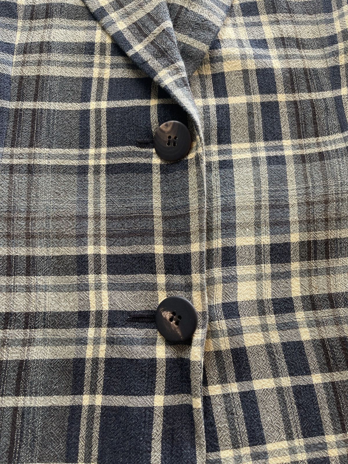 Issey Miyake Issey Miyake Permanente Tartan Coats Size M / US 6-8 / IT 42-44 - 9 Thumbnail
