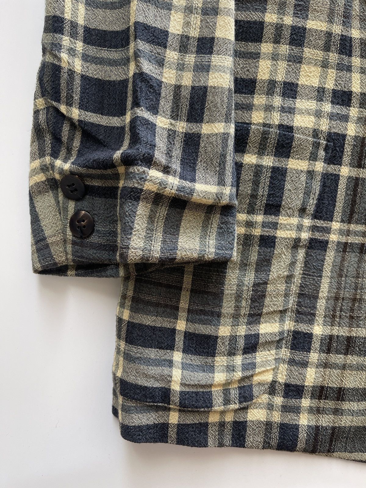 Issey Miyake Issey Miyake Permanente Tartan Coats Size M / US 6-8 / IT 42-44 - 7 Thumbnail