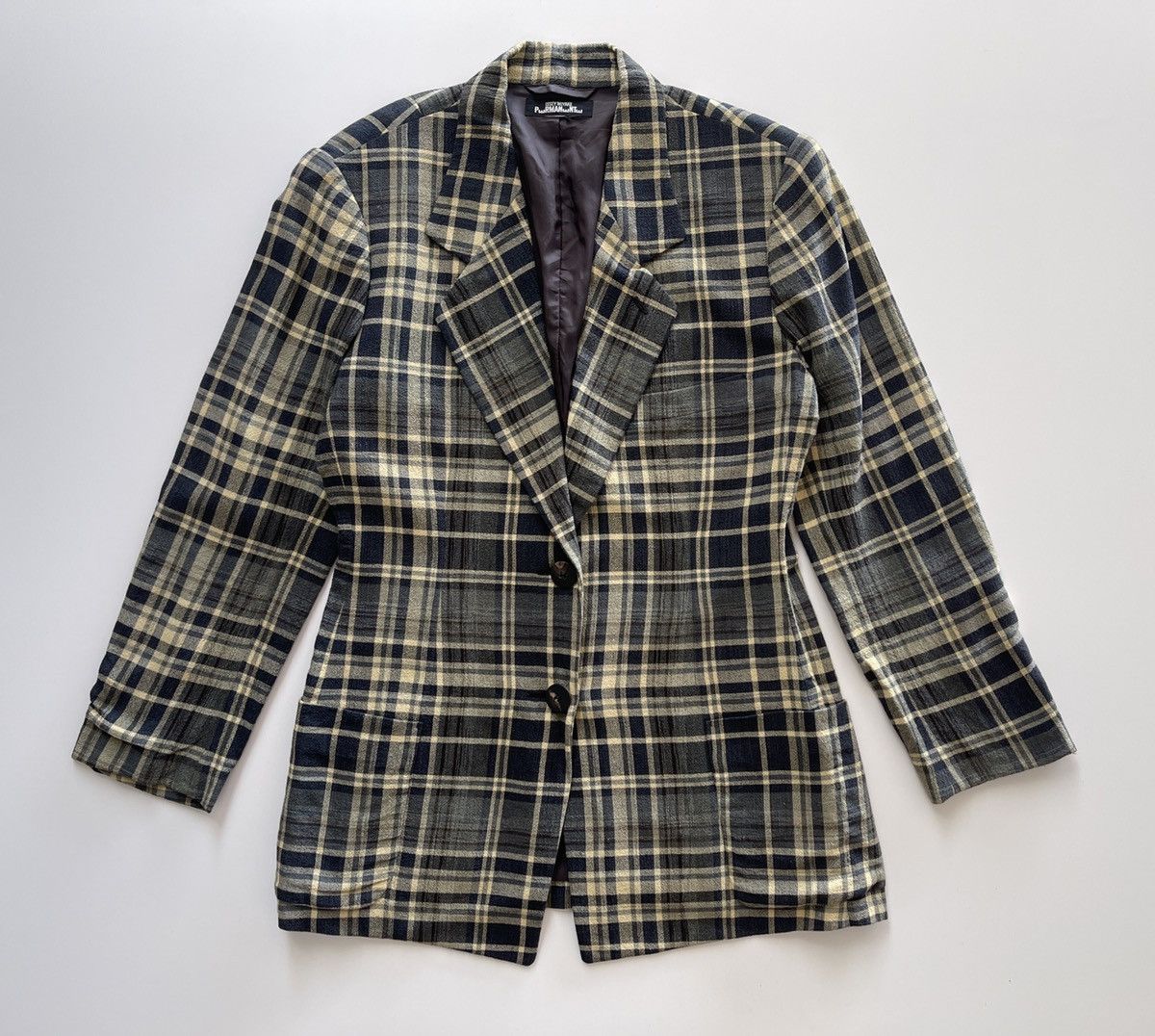 Issey Miyake Issey Miyake Permanente Tartan Coats Size M / US 6-8 / IT 42-44 - 2 Thumbnail
