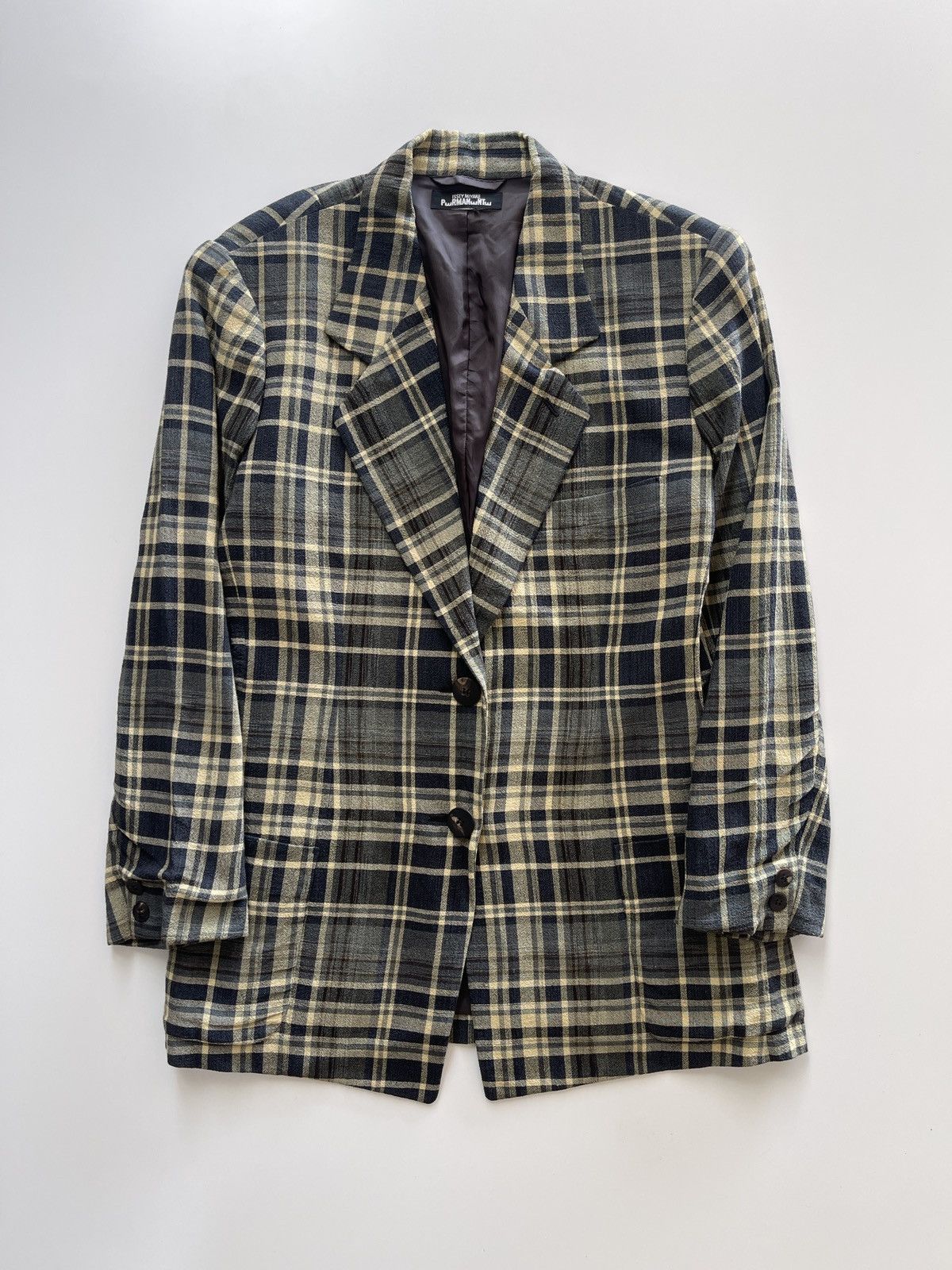 Issey Miyake Issey Miyake Permanente Tartan Coats Size M / US 6-8 / IT 42-44 - 4 Thumbnail