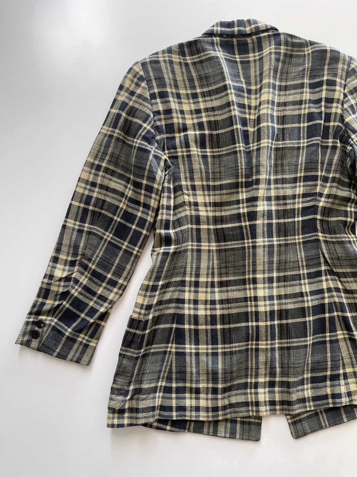 Issey Miyake Issey Miyake Permanente Tartan Coats Size M / US 6-8 / IT 42-44 - 6 Thumbnail