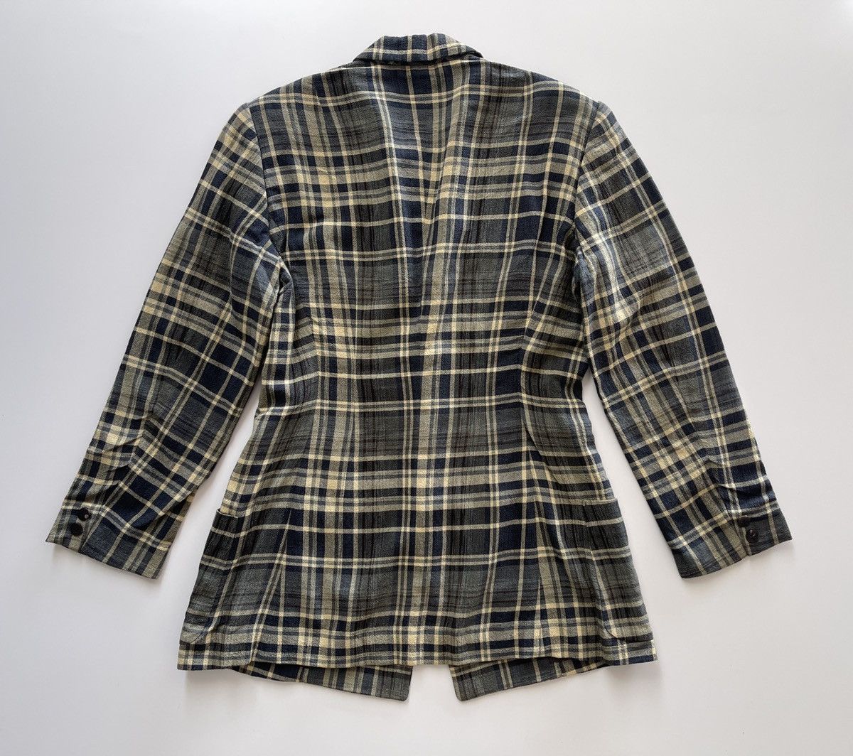 Issey Miyake Issey Miyake Permanente Tartan Coats Size M / US 6-8 / IT 42-44 - 3 Thumbnail