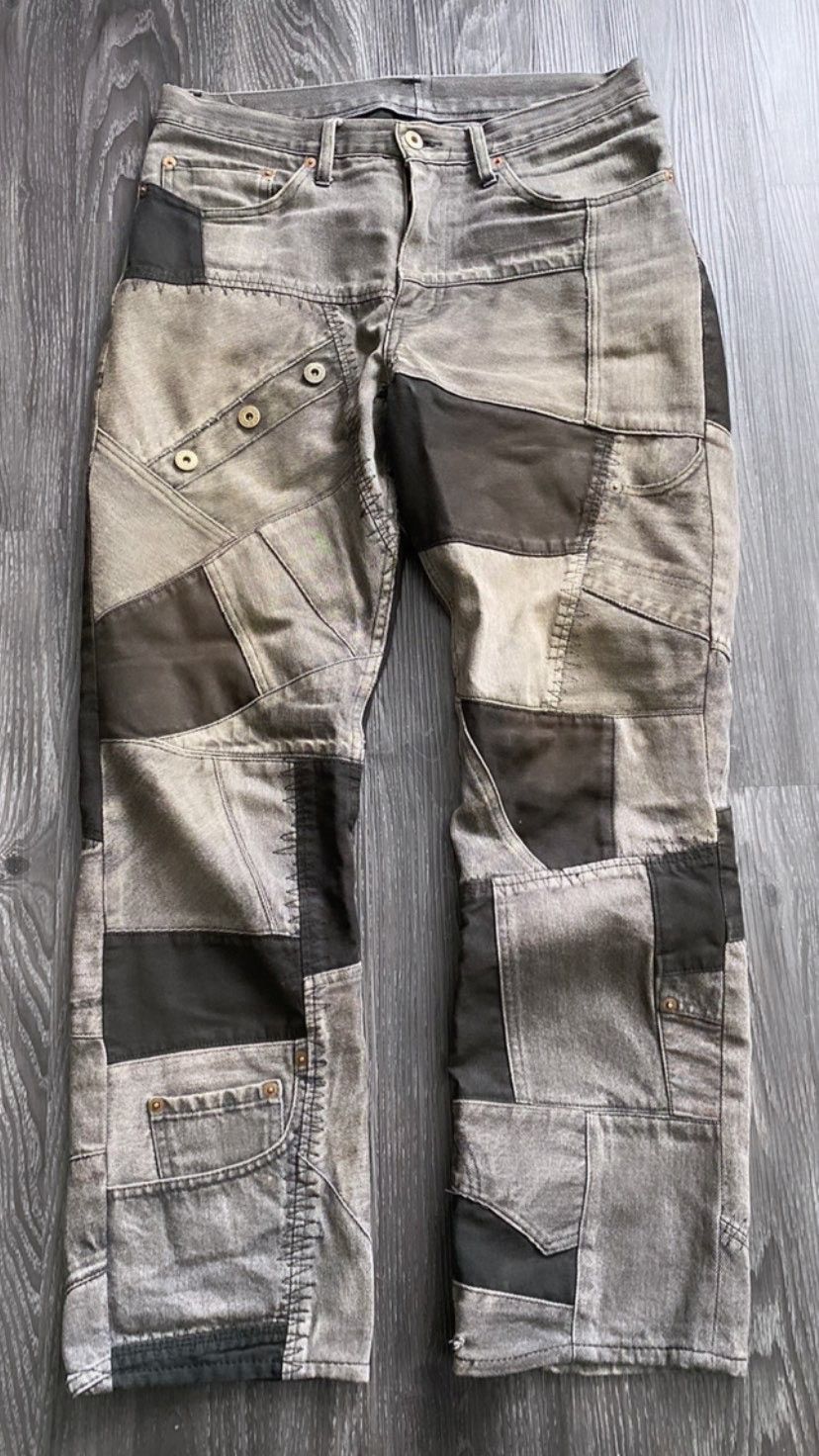 Junya Watanabe Junya Watanabe Patchwork Denim A/D 2006 Size US 31 - 1 Thumbnail
