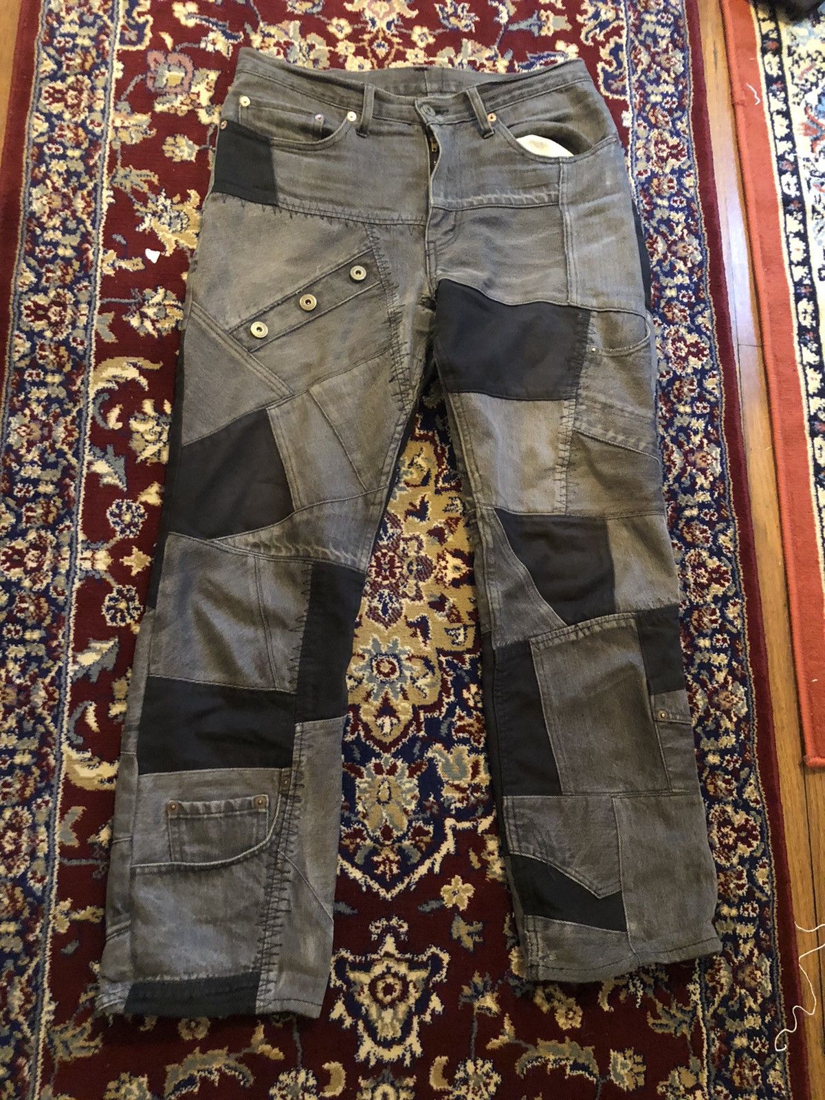 Junya Watanabe Junya Watanabe Patchwork Denim A/D 2006 Size US 31 - 3 Thumbnail