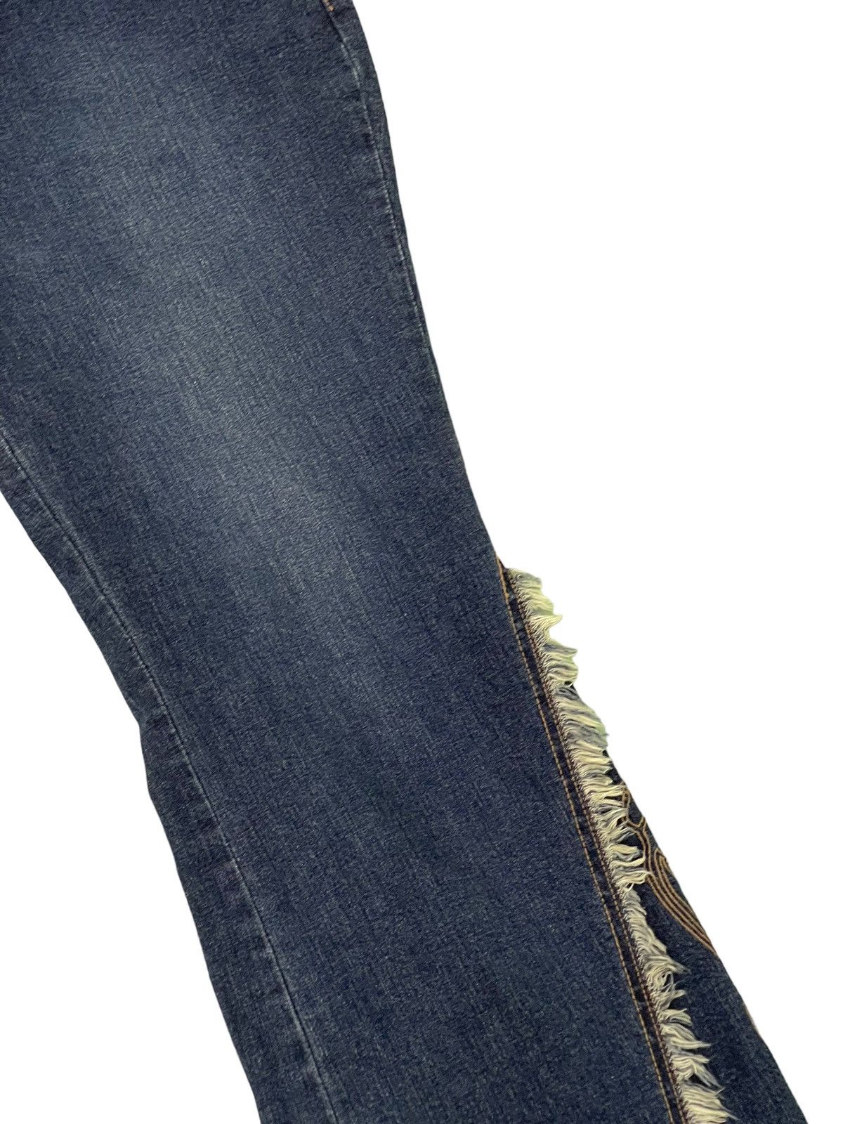 Japanese Brand Flare Jeans Slim Flash Shaggy Stretch Denim Boot Cut 1🟦7 Size US 34 / EU 50 - 7 Thumbnail