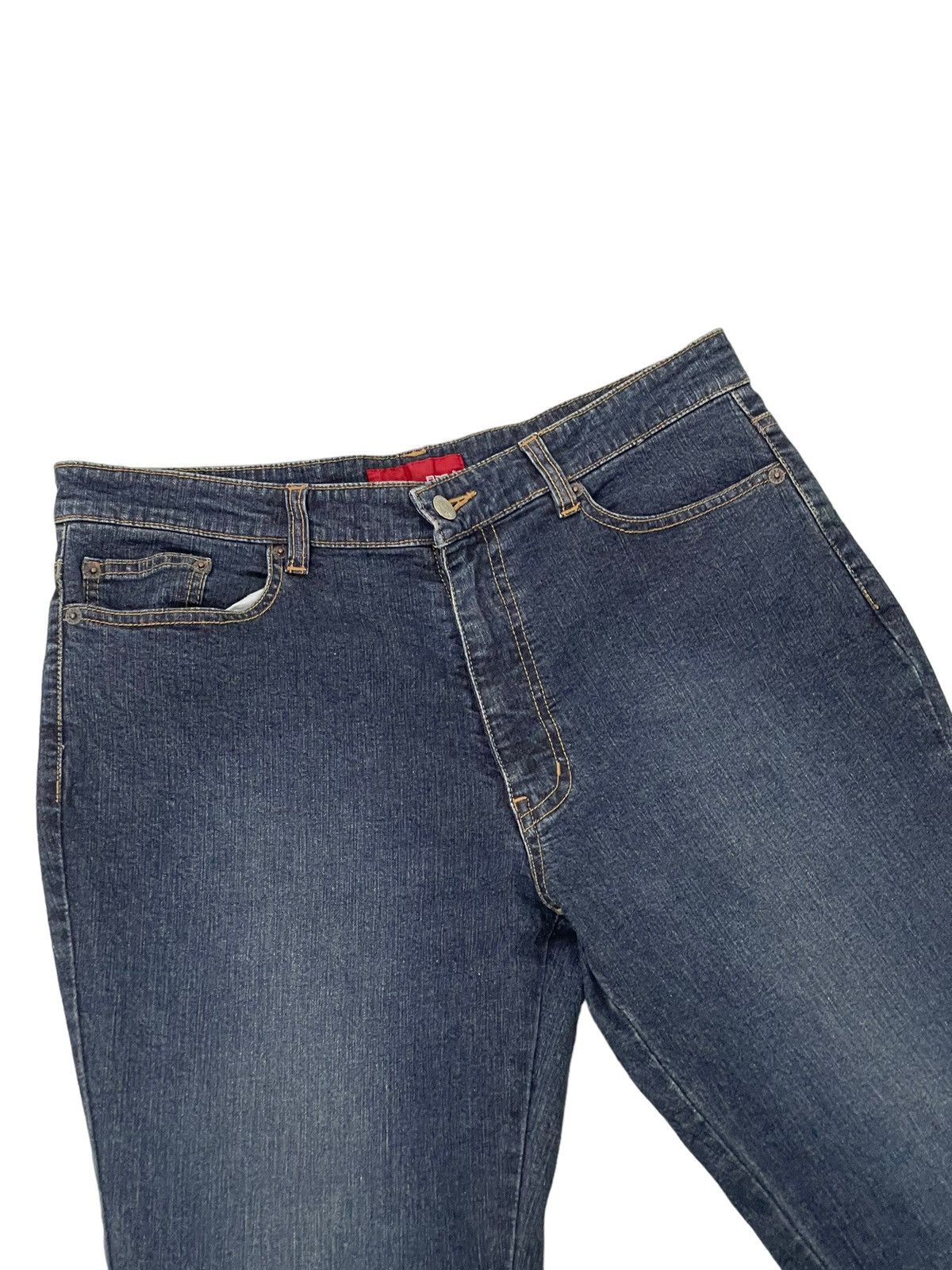 Japanese Brand Flare Jeans Slim Flash Shaggy Stretch Denim Boot Cut 1🟦7 Size US 34 / EU 50 - 8 Thumbnail