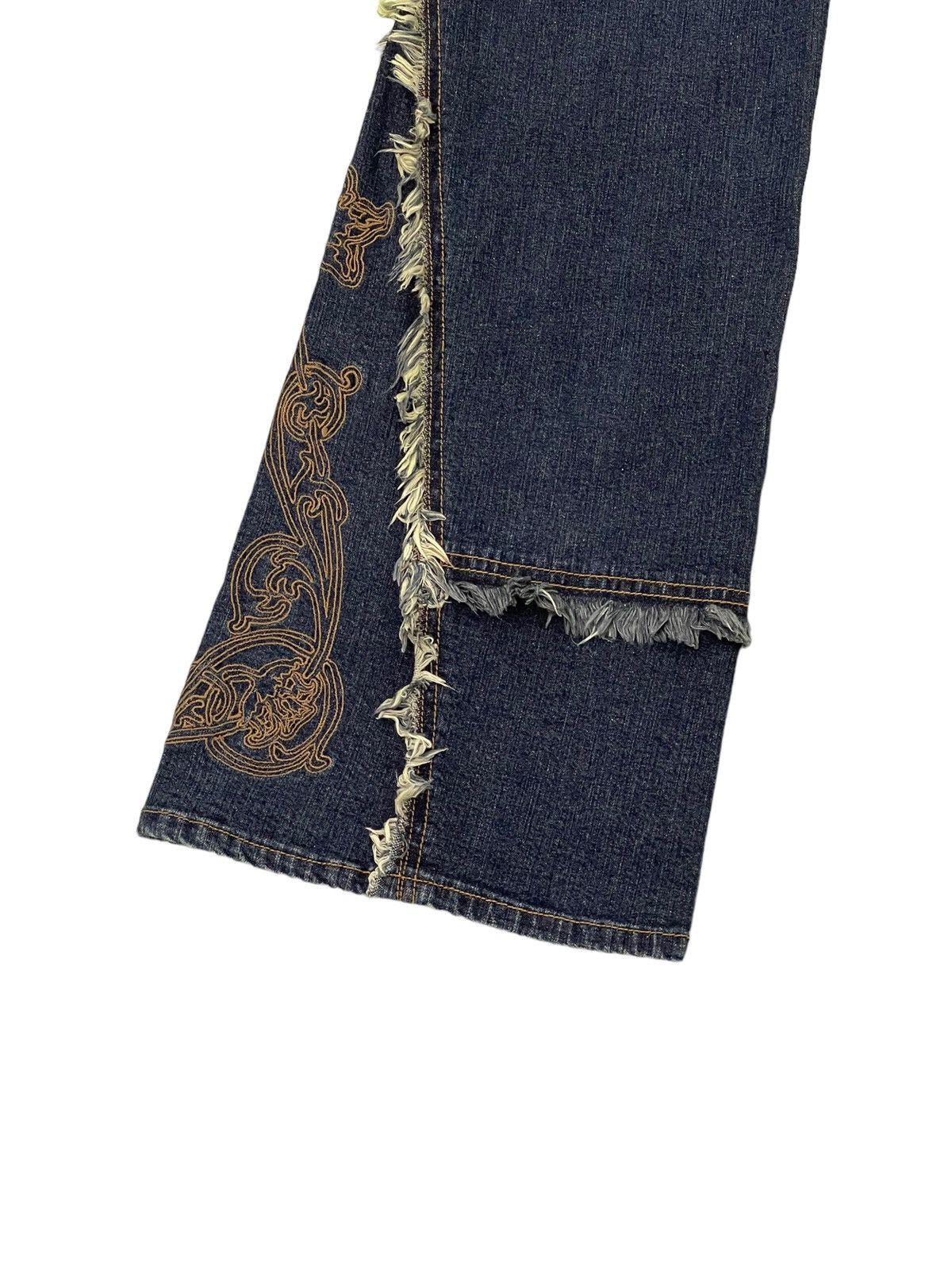 Japanese Brand Flare Jeans Slim Flash Shaggy Stretch Denim Boot Cut 1🟦7 Size US 34 / EU 50 - 14 Thumbnail