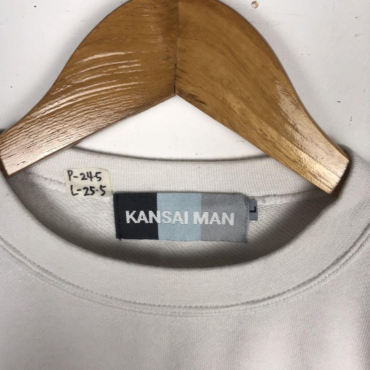 Designer × Kansai Yamamoto 🔥RARE🔥 Vintage 90s kansai Man With Big Logo Crewneck Size US L / EU 52-54 / 3 - 7 Thumbnail
