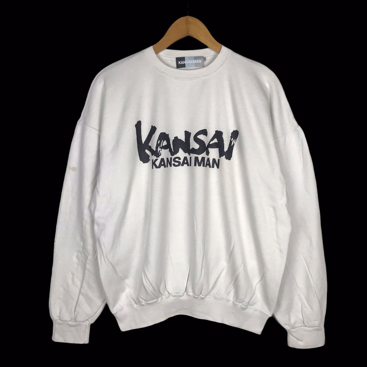 Designer × Kansai Yamamoto 🔥RARE🔥 Vintage 90s kansai Man With Big Logo Crewneck Size US L / EU 52-54 / 3 - 1 Thumbnail