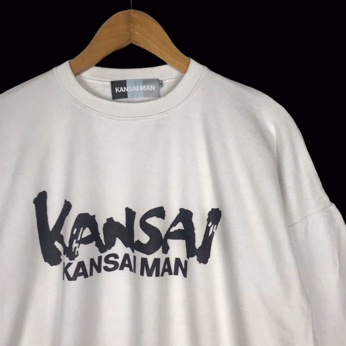 Designer × Kansai Yamamoto 🔥RARE🔥 Vintage 90s kansai Man With Big Logo Crewneck Size US L / EU 52-54 / 3 - 2 Thumbnail