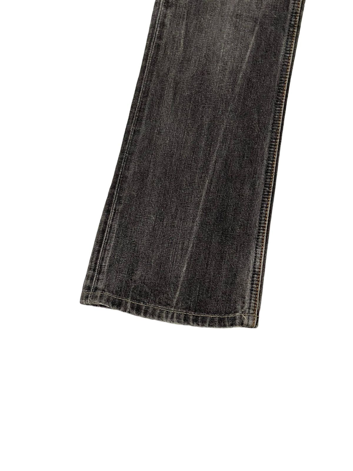 Japanese Brand Flare Jeans Wrangler Distress Denim Acid Wash Boot Cut 1🟦7 Size US 31 - 5 Thumbnail