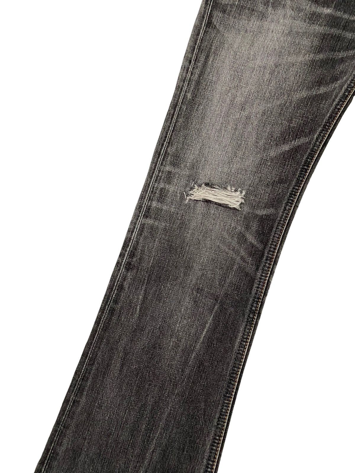 Japanese Brand Flare Jeans Wrangler Distress Denim Acid Wash Boot Cut 1🟦7 Size US 31 - 6 Thumbnail