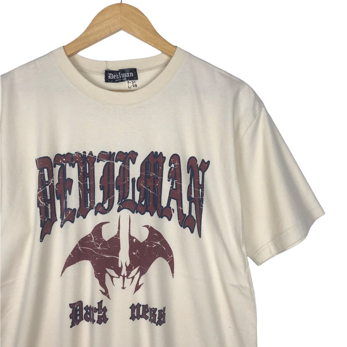 Anime Vintage 90s Devilman Go Nagai Japanese Anime Mangga Series Size US L / EU 52-54 / 3 - 3 Thumbnail