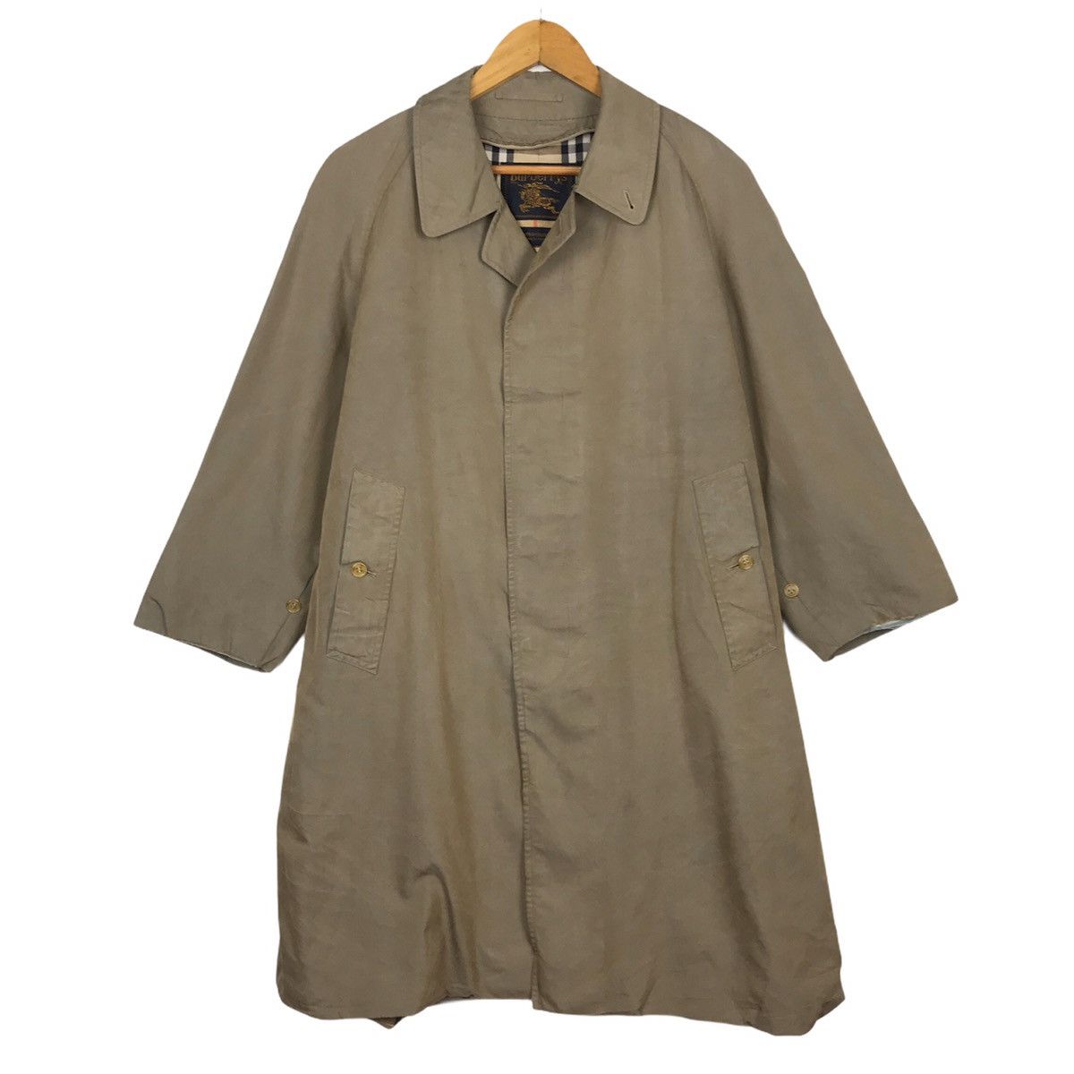 Burberry × Vintage Burberry vintage cotton overcoat | Grailed