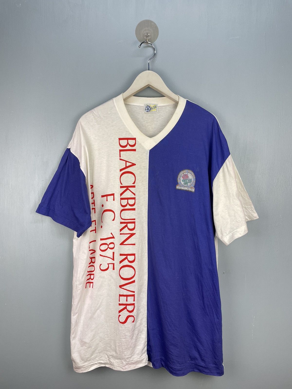 Vintage 90s Blackburn Rovers fan t shirt