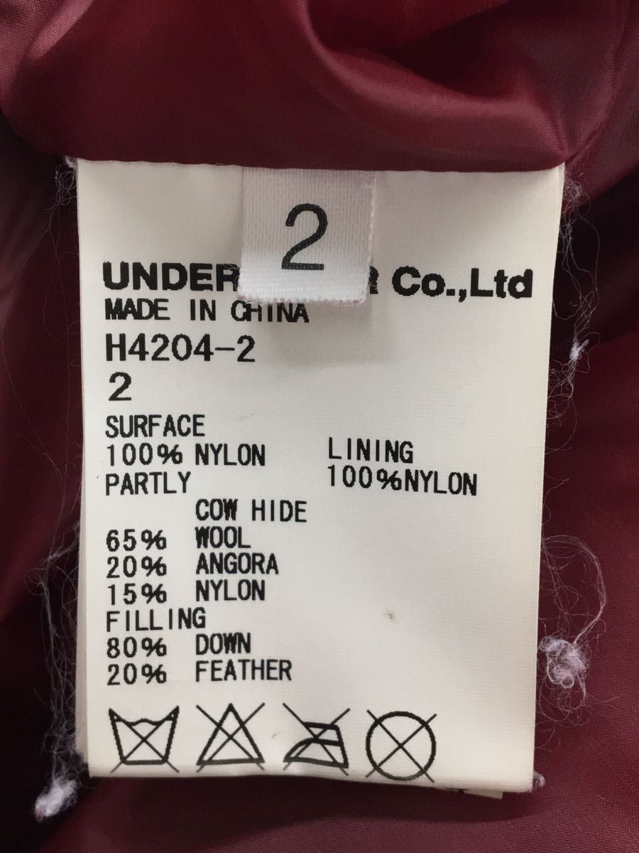 Jacket Red Zip Design Nylon Switching
