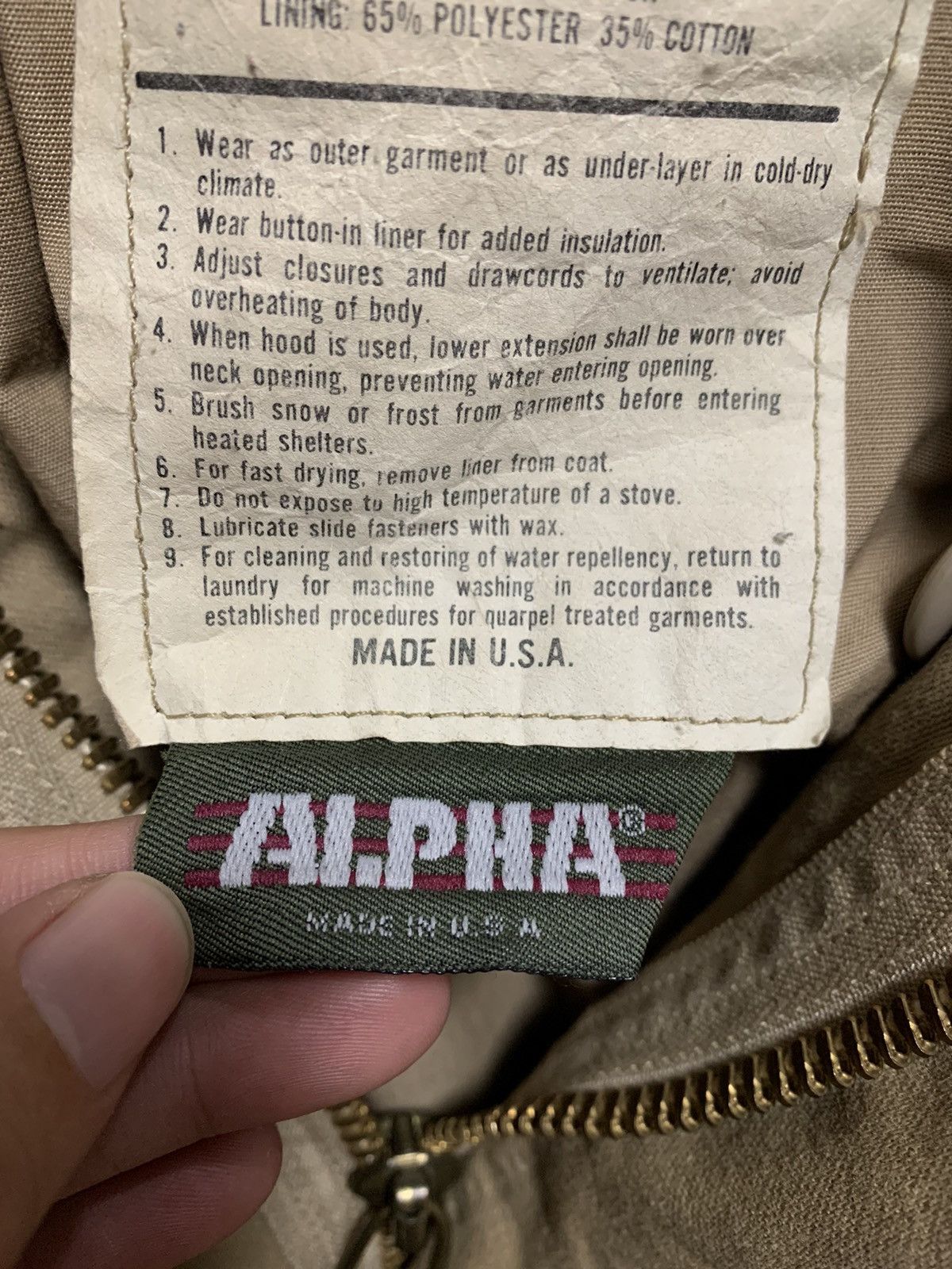 Alpha Industries × Vintage Vintage Alpha Industries M65 Parka Size US M / EU 48-50 / 2 - 9 Thumbnail
