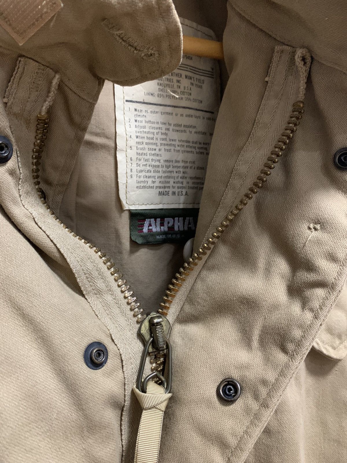 Alpha Industries × Vintage Vintage Alpha Industries M65 Parka Size US M / EU 48-50 / 2 - 5 Thumbnail