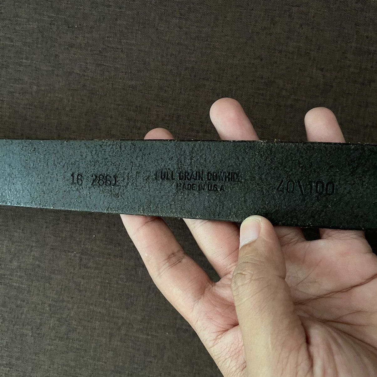 Levi's × Levi's Made & Crafted × Levi's Vintage Clothing Vintage Levis Leather Belt Limited Edition Series Size ONE SIZE - 8 Thumbnail