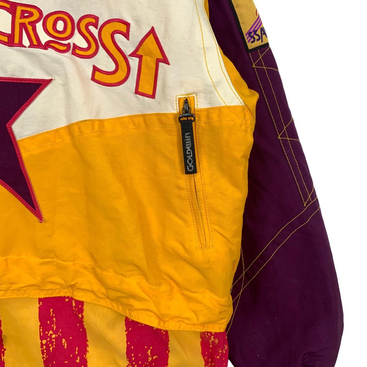 Goldwin × Vintage Vintage 90s Goldwin World Cross Half Zip Ski Jacket Size US XL / EU 56 / 4 - 3 Thumbnail