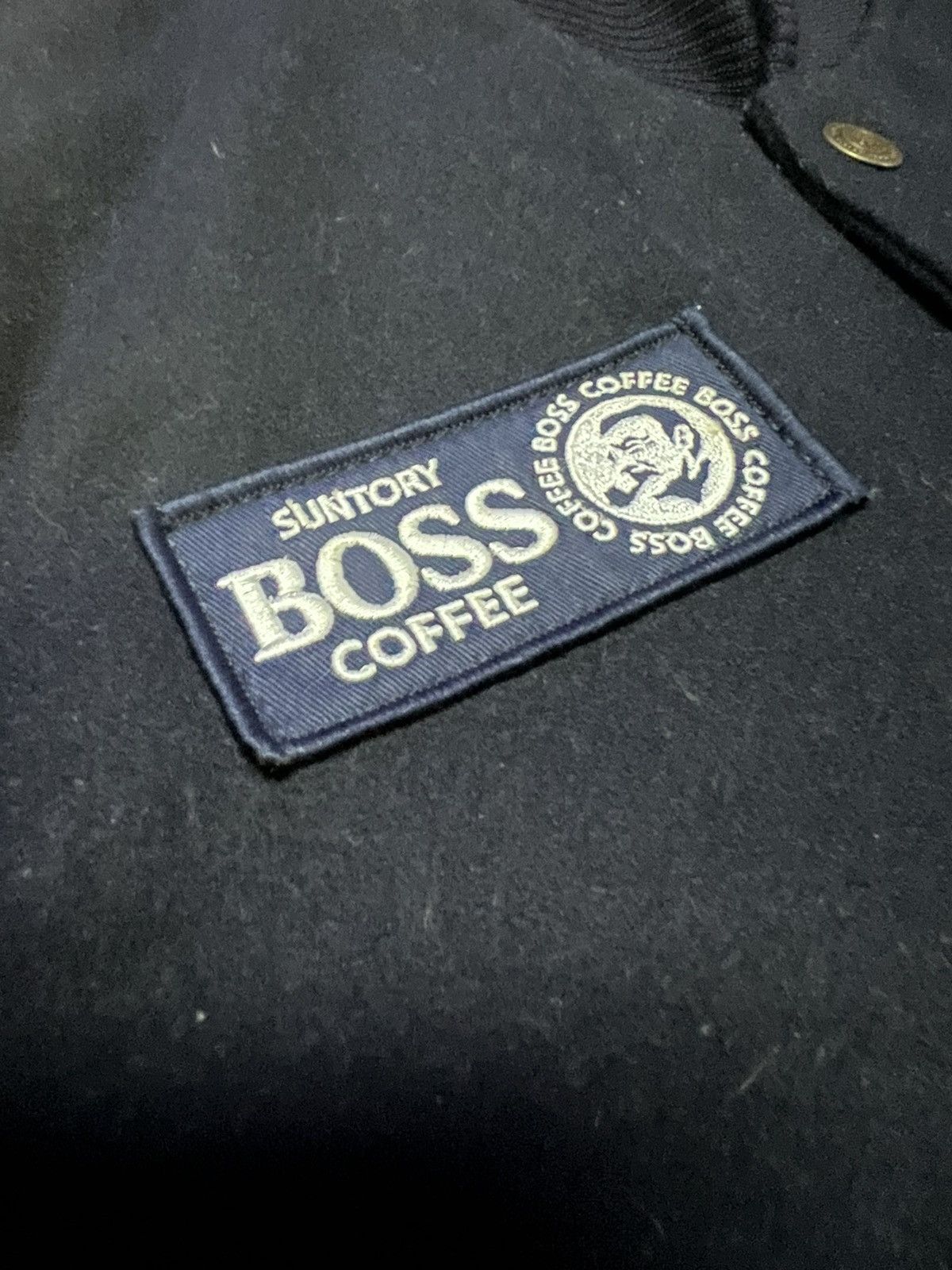 Japanese Brand × Vintage Vintage Suntory Coffee Boss Embroidered Logo Varsity Jacket Size US L / EU 52-54 / 3 - 13 Thumbnail