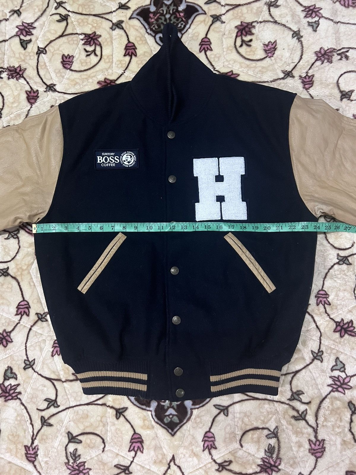 Japanese Brand × Vintage Vintage Suntory Coffee Boss Embroidered Logo Varsity Jacket Size US L / EU 52-54 / 3 - 10 Thumbnail