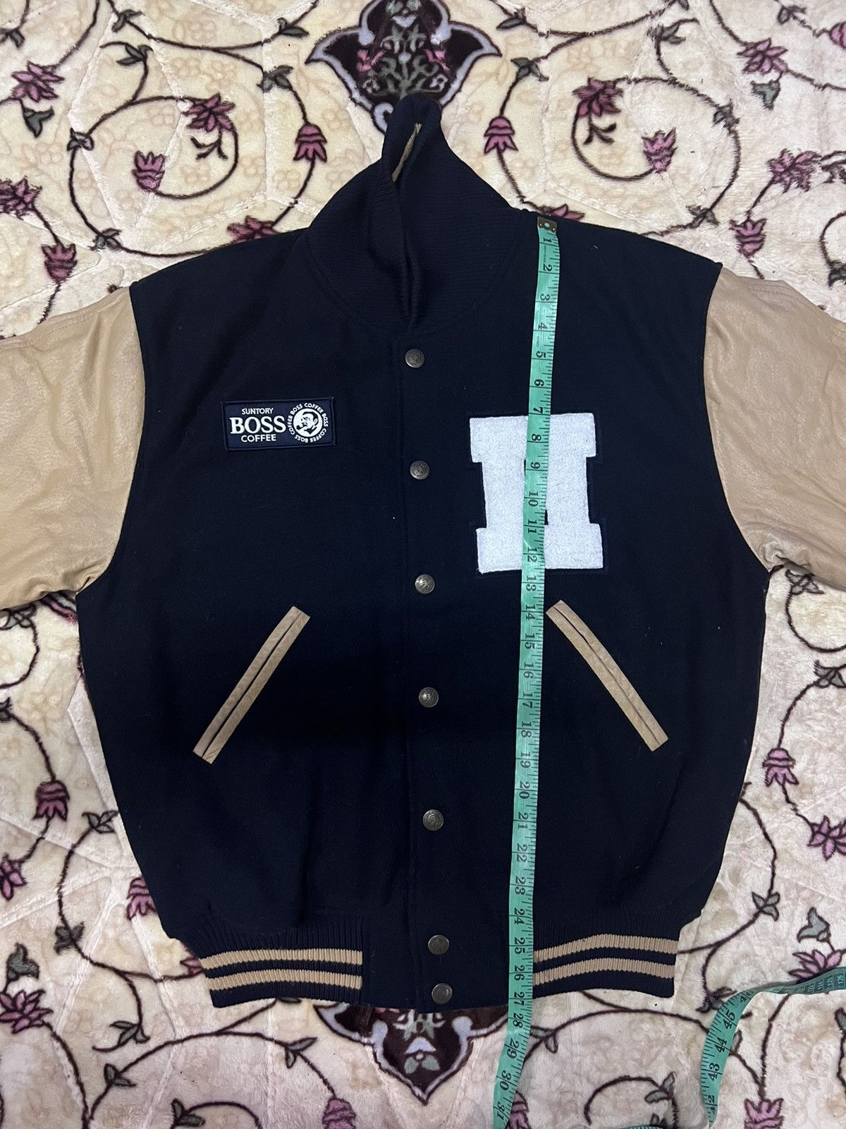 Japanese Brand × Vintage Vintage Suntory Coffee Boss Embroidered Logo Varsity Jacket Size US L / EU 52-54 / 3 - 11 Thumbnail