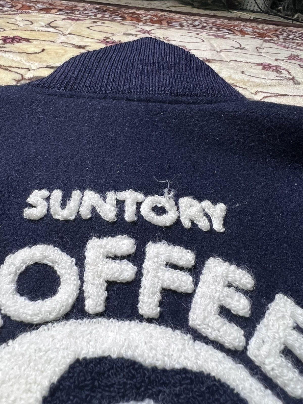 Japanese Brand × Vintage Vintage Suntory Coffee Boss Embroidered Logo Varsity Jacket Size US L / EU 52-54 / 3 - 23 Thumbnail