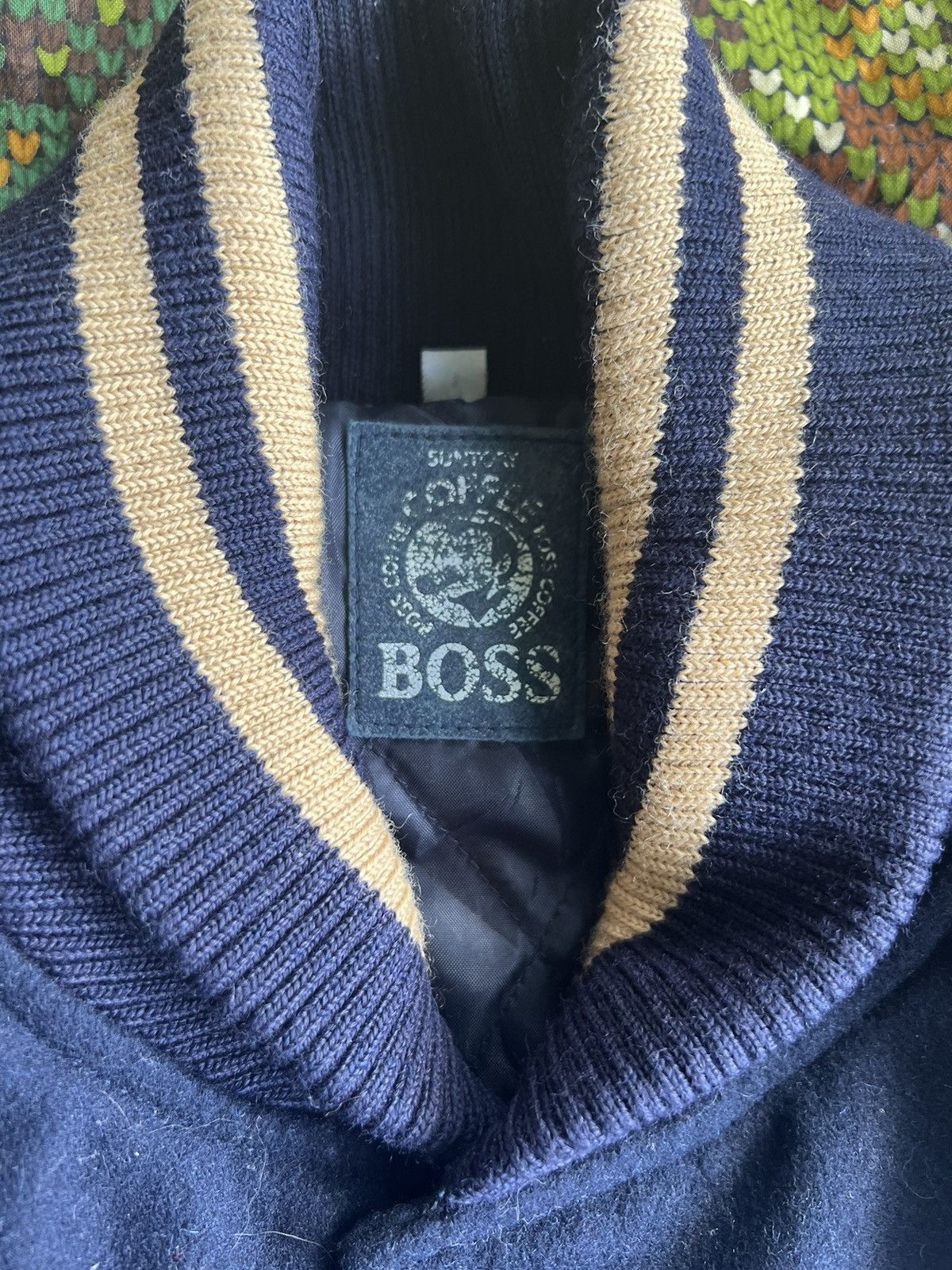 Japanese Brand × Vintage Vintage Suntory Coffee Boss Embroidered Logo Varsity Jacket Size US L / EU 52-54 / 3 - 7 Thumbnail