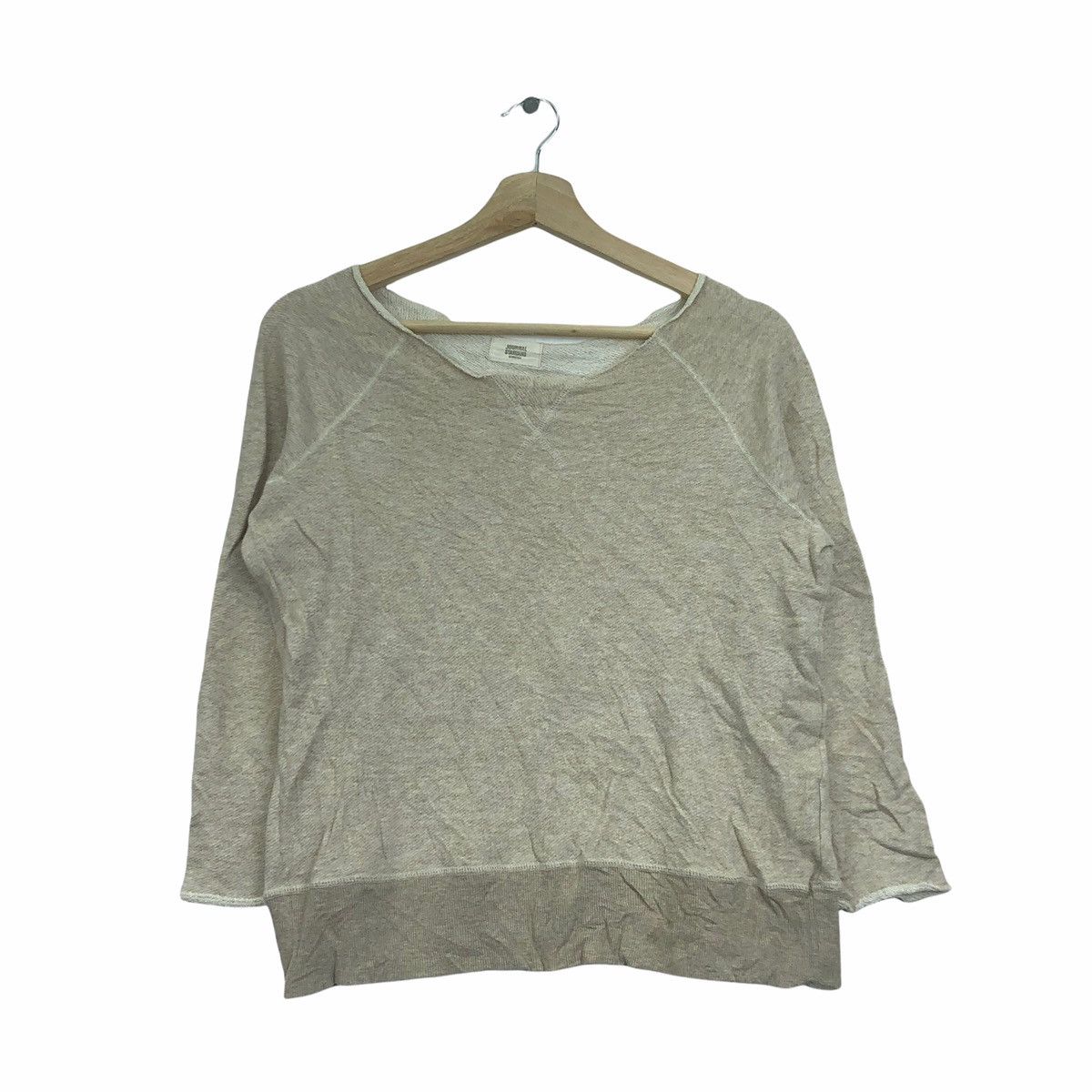 Vintage Journal Standard Plain Long Sleeves Sweatshirts