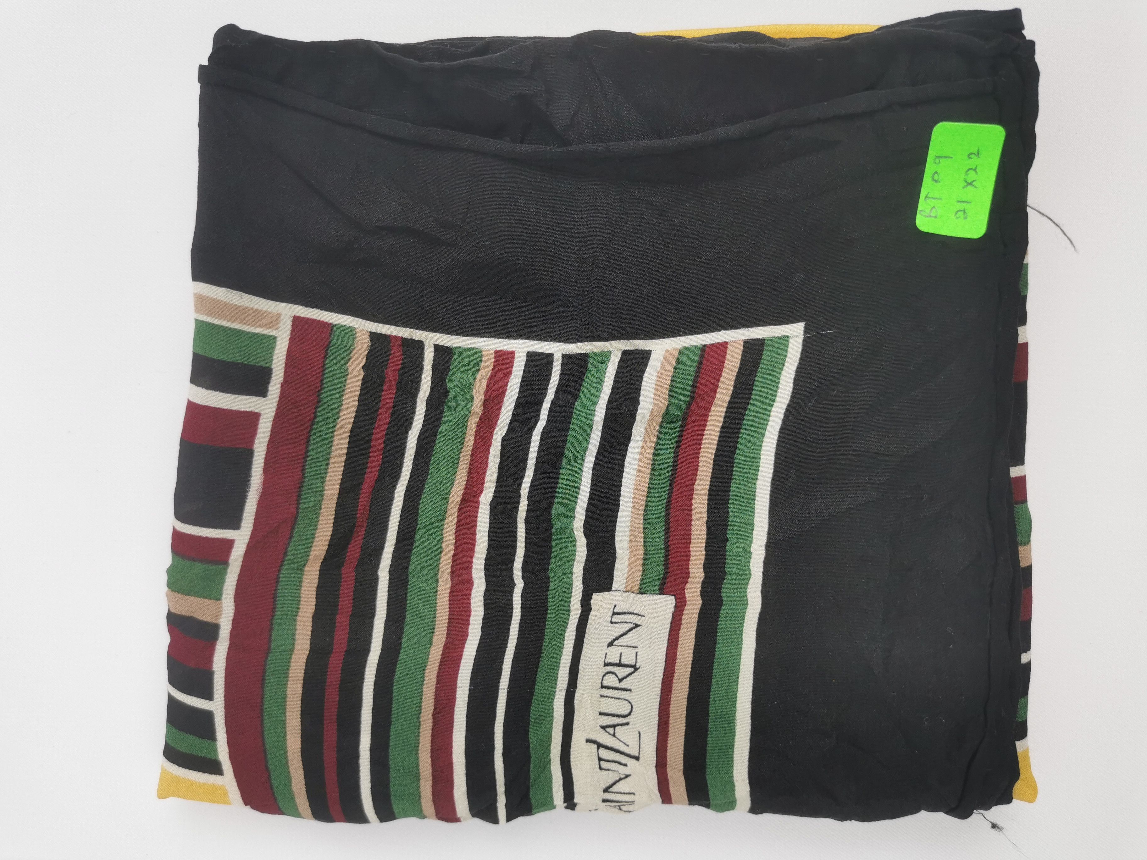 Vintage × Yves Saint Laurent Yves saint laurent handkerchief / bandana / neckerchief Size ONE SIZE - 5 Thumbnail