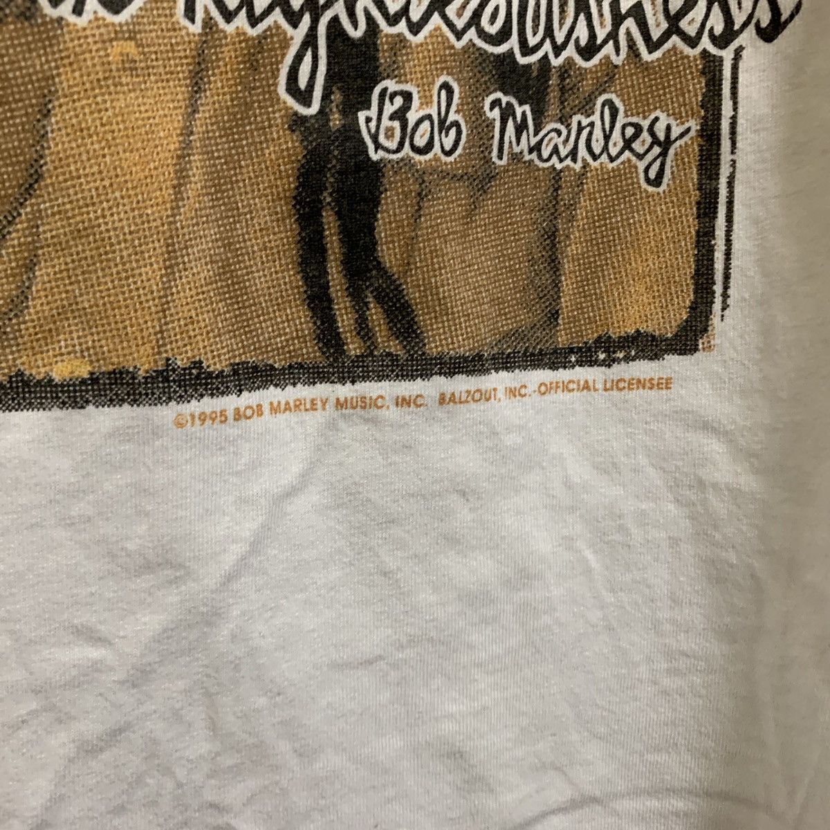 Band Tees Vintage 90's Bob Marley Reggae Rock Jamaica Rasta T Shirt Size US L / EU 52-54 / 3 - 4 Thumbnail