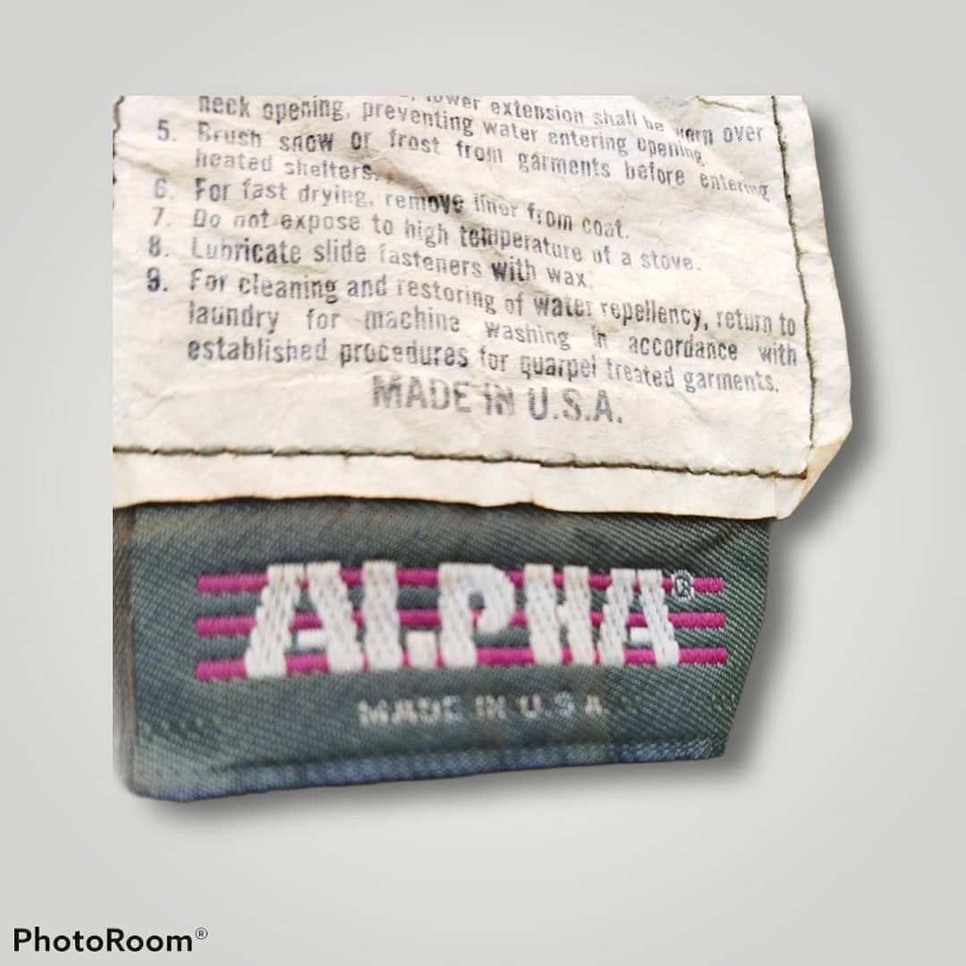 Alpha Industries × Vintage 🔥GRAILED🔥 ALPHA INDUSTRIES VINTAGE MILITARY JACKET Size US L / EU 52-54 / 3 - 3 Thumbnail