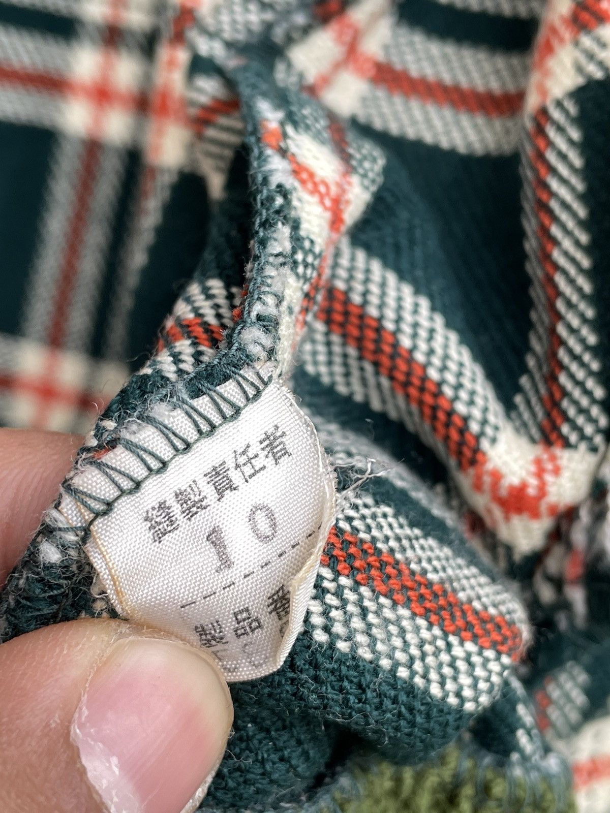 Japanese Brand VINTAGE JAPANESE TARTAN VARSITY JACKET Size US S / EU 44-46 / 1 - 6 Thumbnail