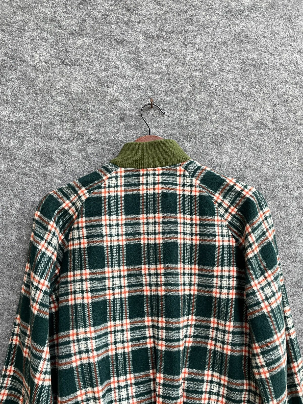 Japanese Brand VINTAGE JAPANESE TARTAN VARSITY JACKET Size US S / EU 44-46 / 1 - 4 Thumbnail