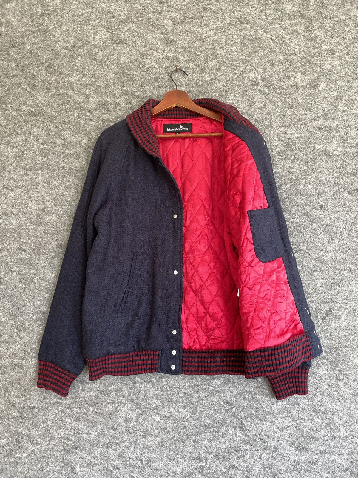 Modern Amusement MODERN AMUSEMENT VARSITY JACKET Size US L / EU 52-54 / 3 - 5 Thumbnail