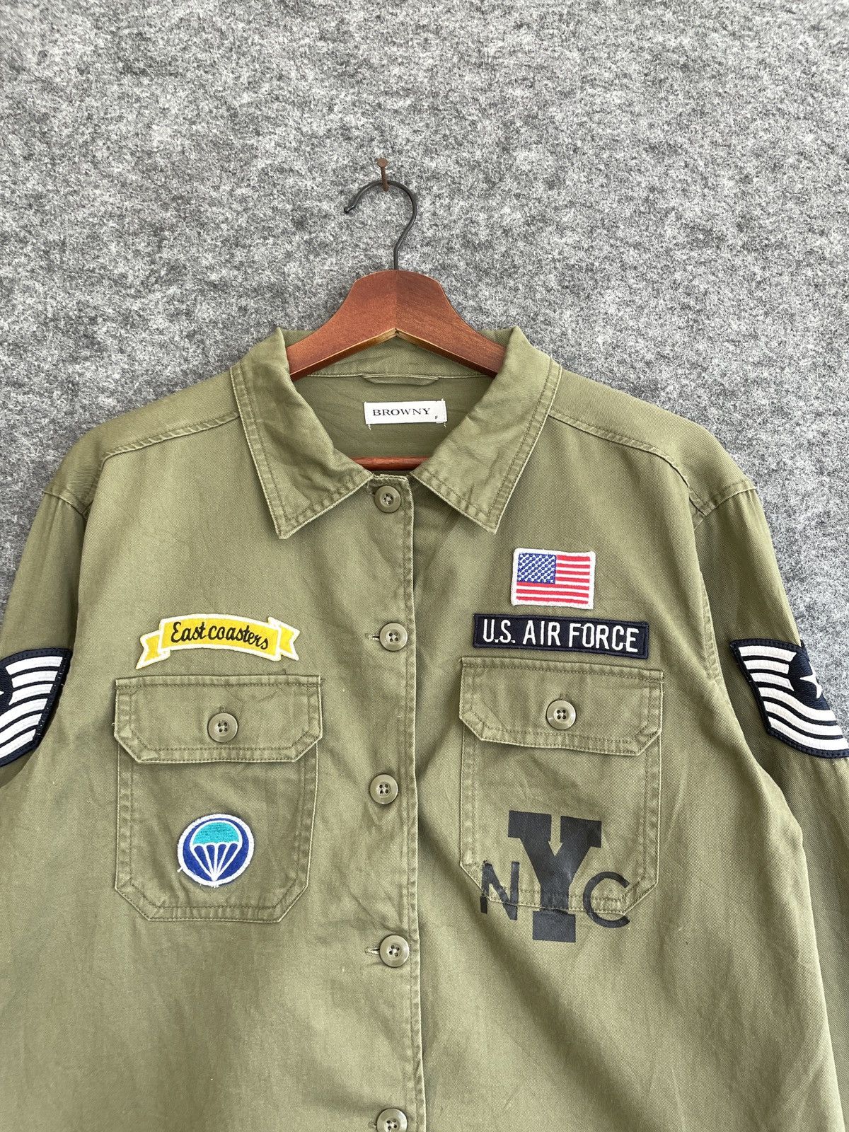 Japanese Brand BROWNY ARMY JACKET Size US M / EU 48-50 / 2 - 2 Thumbnail