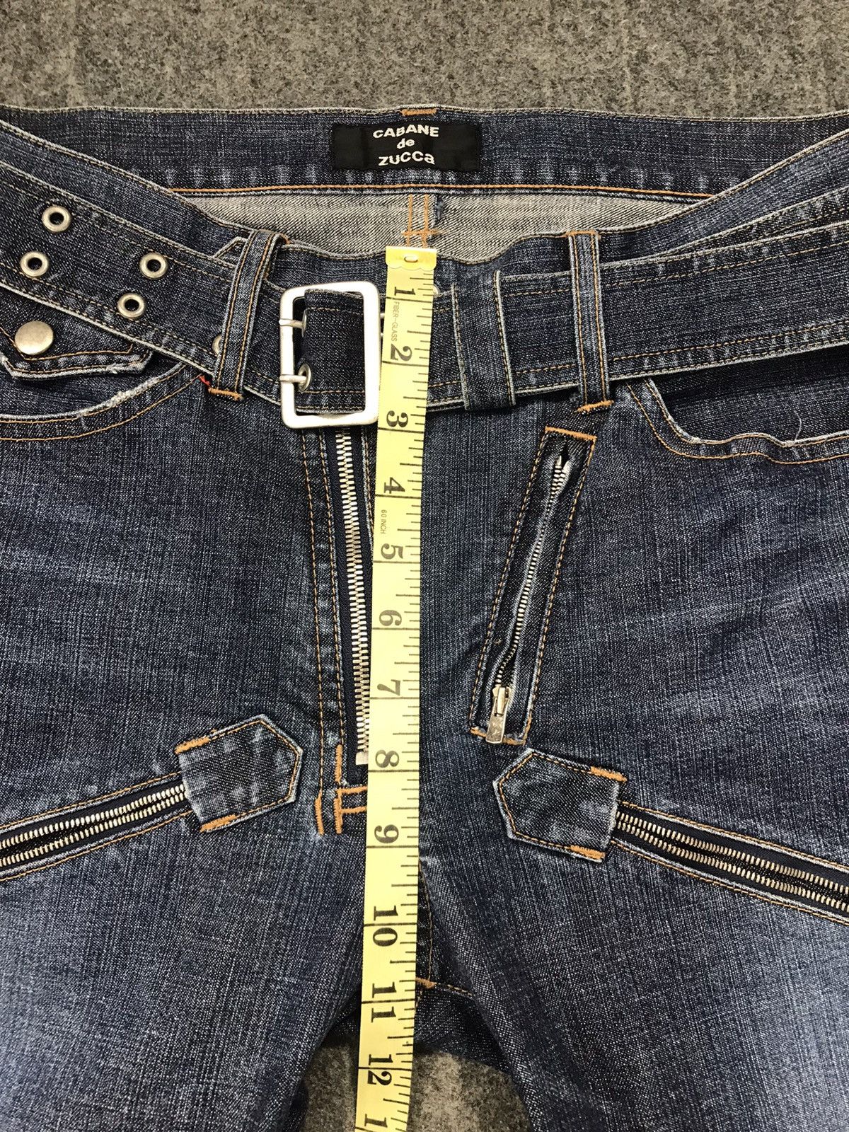 CABANE de ZUCCa Vintage Cabane De Zucca Tactical Pocket Distressed Design Size US 31 - 19 Thumbnail