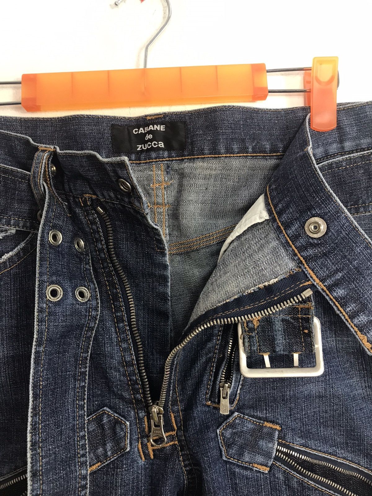CABANE de ZUCCa Vintage Cabane De Zucca Tactical Pocket Distressed Design Size US 31 - 9 Thumbnail