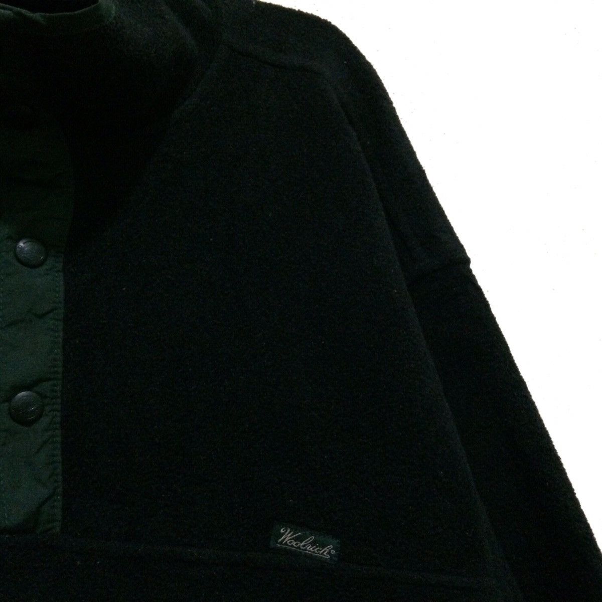 Woolrich Woolen Mills Vintage FLEECE woolrich half Buttons Sweater Made in USA Size US L / EU 52-54 / 3 - 2 Thumbnail