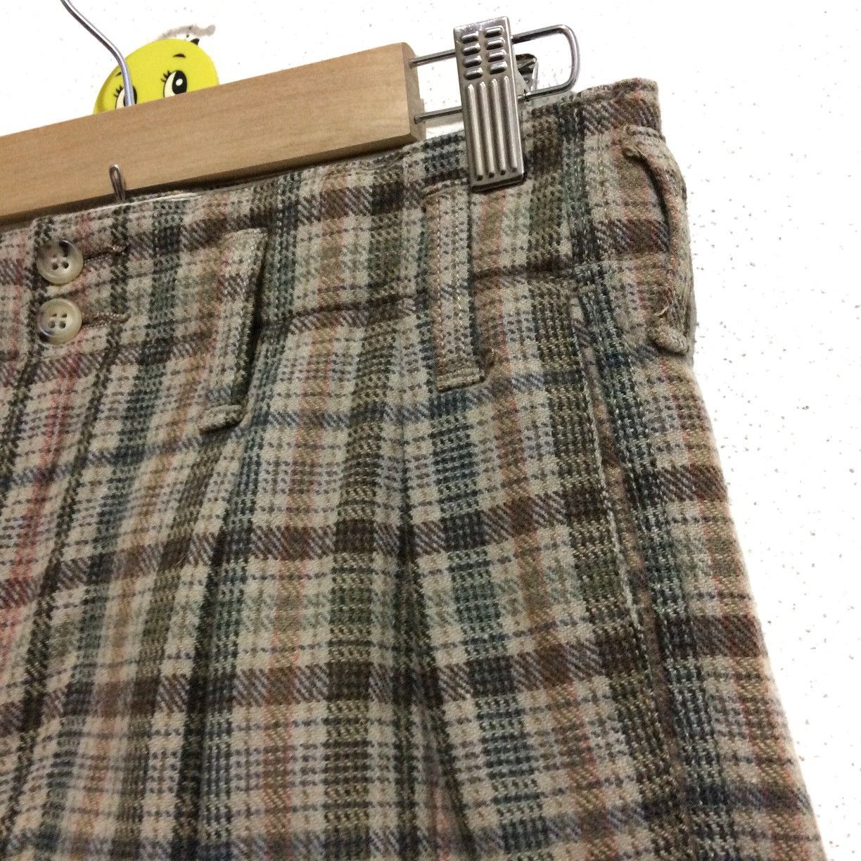 Nigel Cabourn Vintage NIGEL CABOURN ENGLAND Tartan Wool pants Checked Size US 31 - 4 Thumbnail