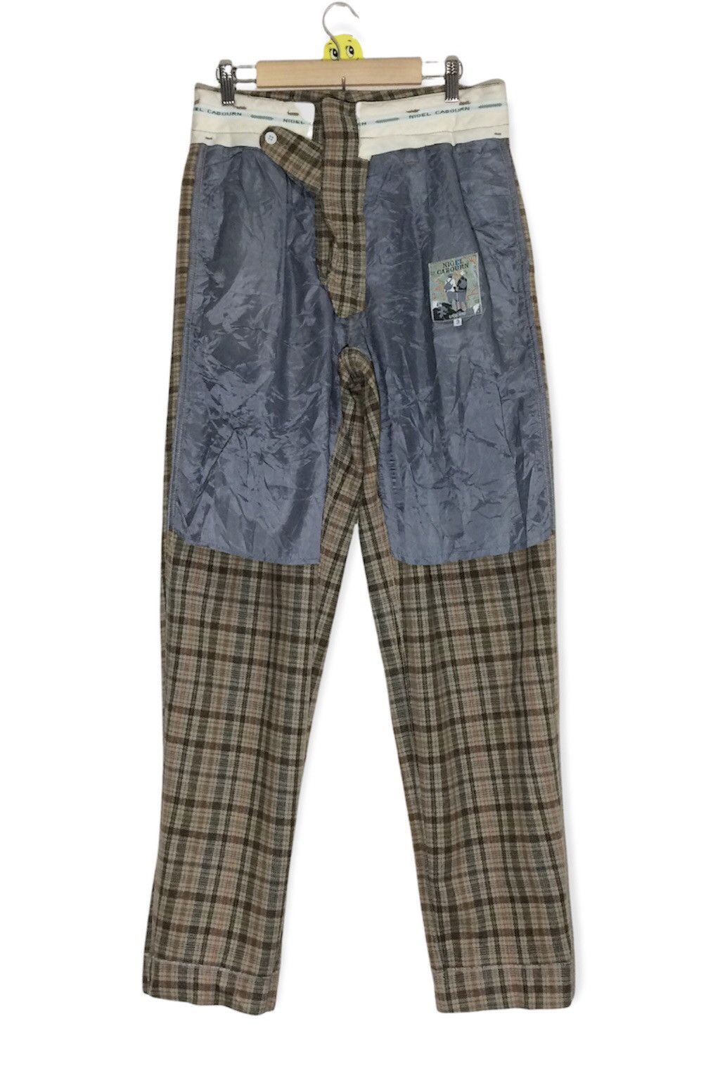 Nigel Cabourn Vintage NIGEL CABOURN ENGLAND Tartan Wool pants Checked Size US 31 - 9 Thumbnail