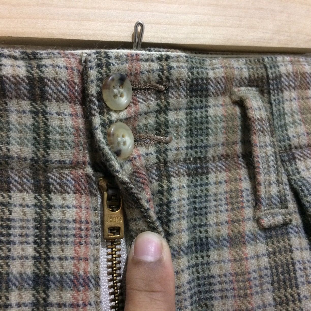Nigel Cabourn Vintage NIGEL CABOURN ENGLAND Tartan Wool pants Checked Size US 31 - 3 Thumbnail