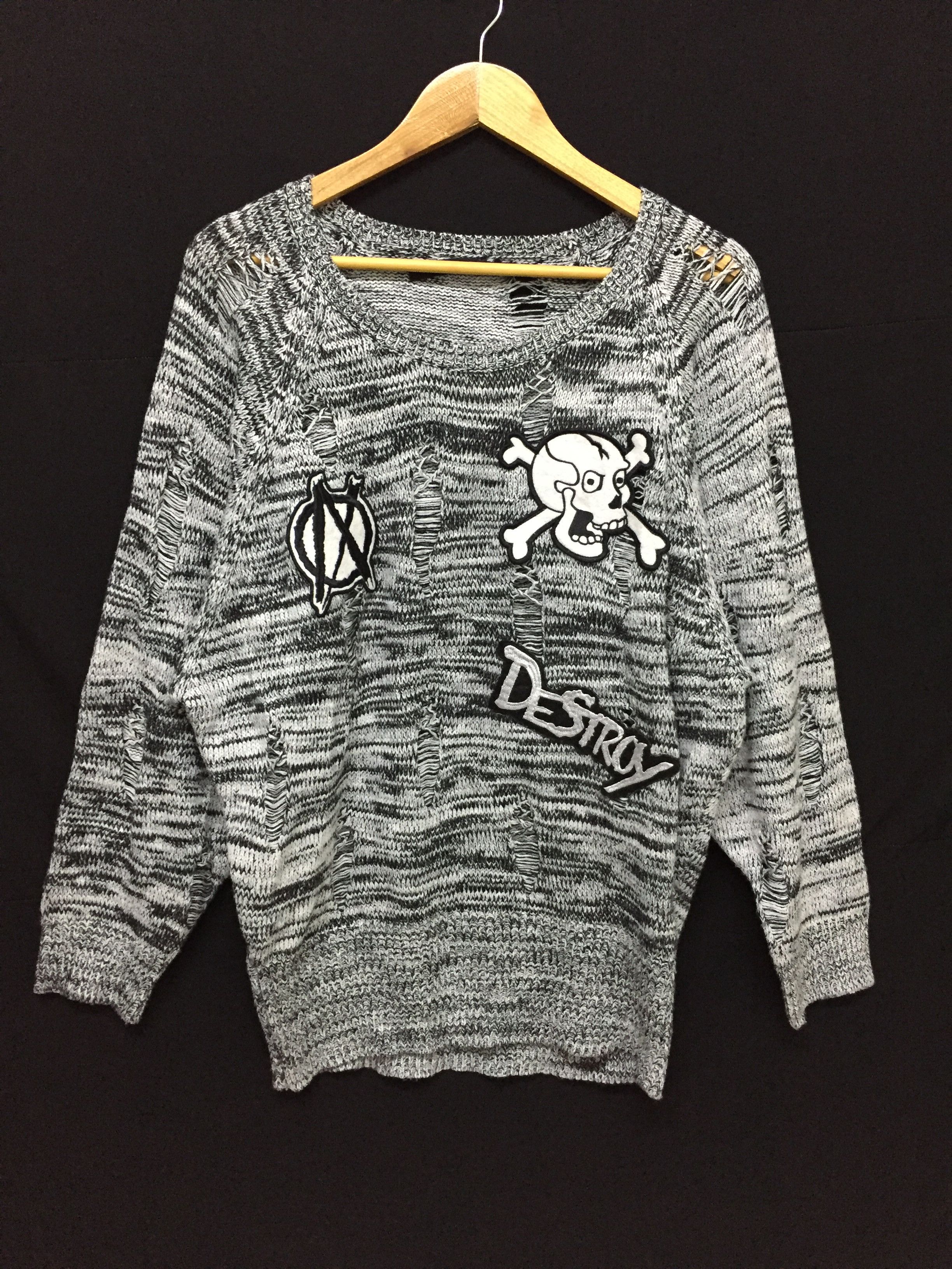 Japanese Brand Glad News JAPAN destroy anarchy Distressed oversize Size US M / EU 48-50 / 2 - 2 Thumbnail