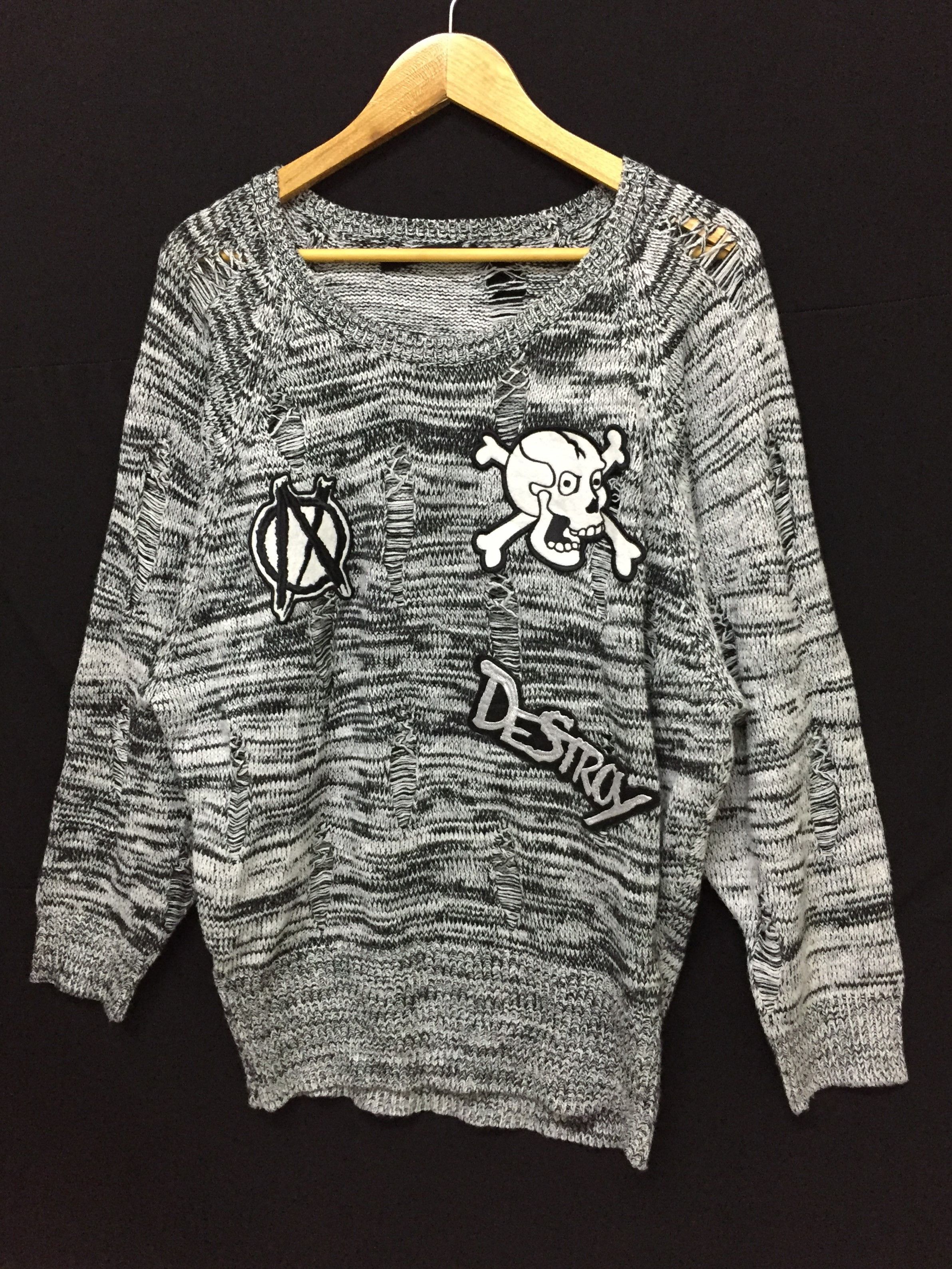 Japanese Brand Glad News JAPAN destroy anarchy Distressed oversize Size US M / EU 48-50 / 2 - 3 Thumbnail