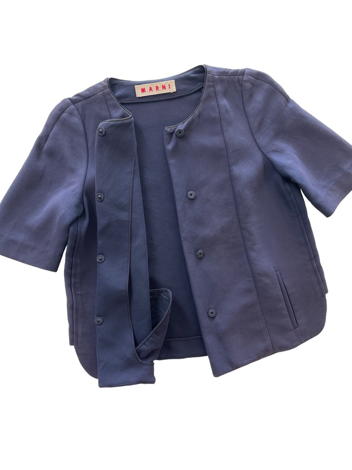 Marni Marni Cropped Top Jacket Size S / US 4 / IT 40 - 1 Thumbnail