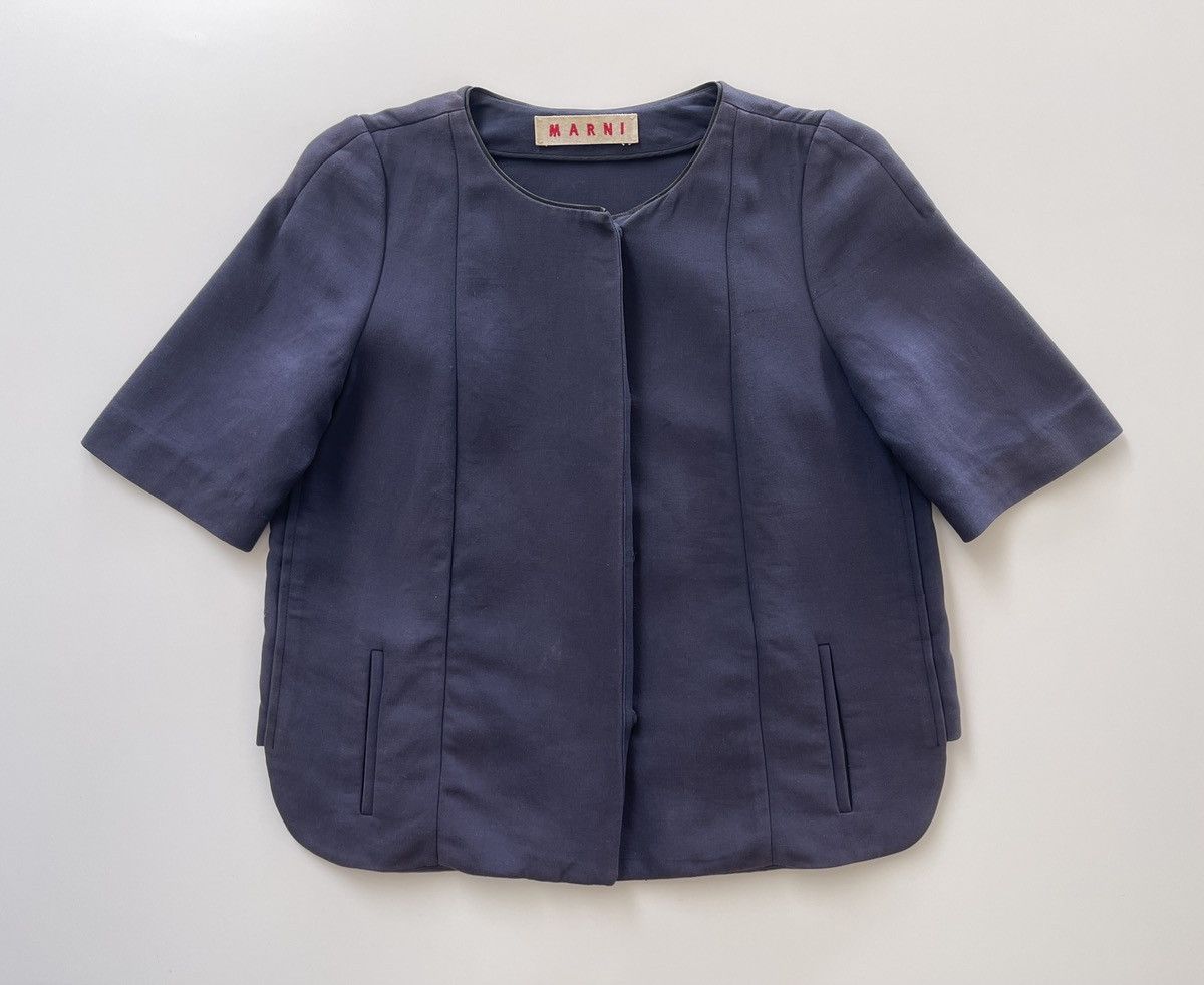 Marni Marni Cropped Top Jacket Size S / US 4 / IT 40 - 5 Thumbnail