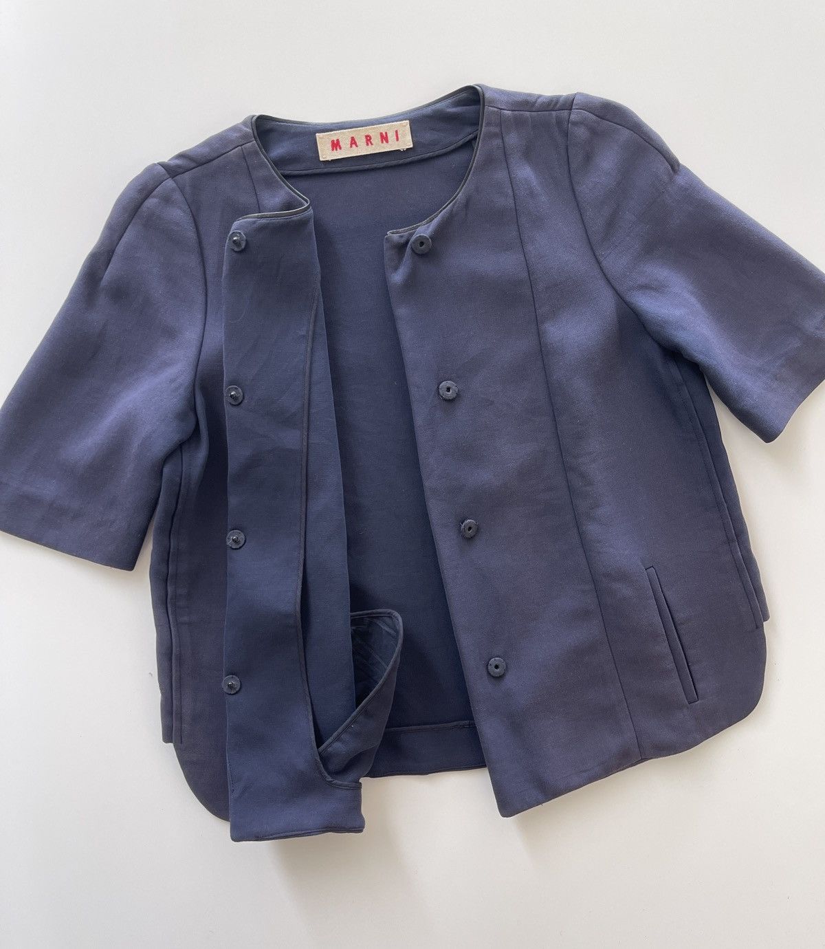 Marni Marni Cropped Top Jacket Size S / US 4 / IT 40 - 3 Thumbnail