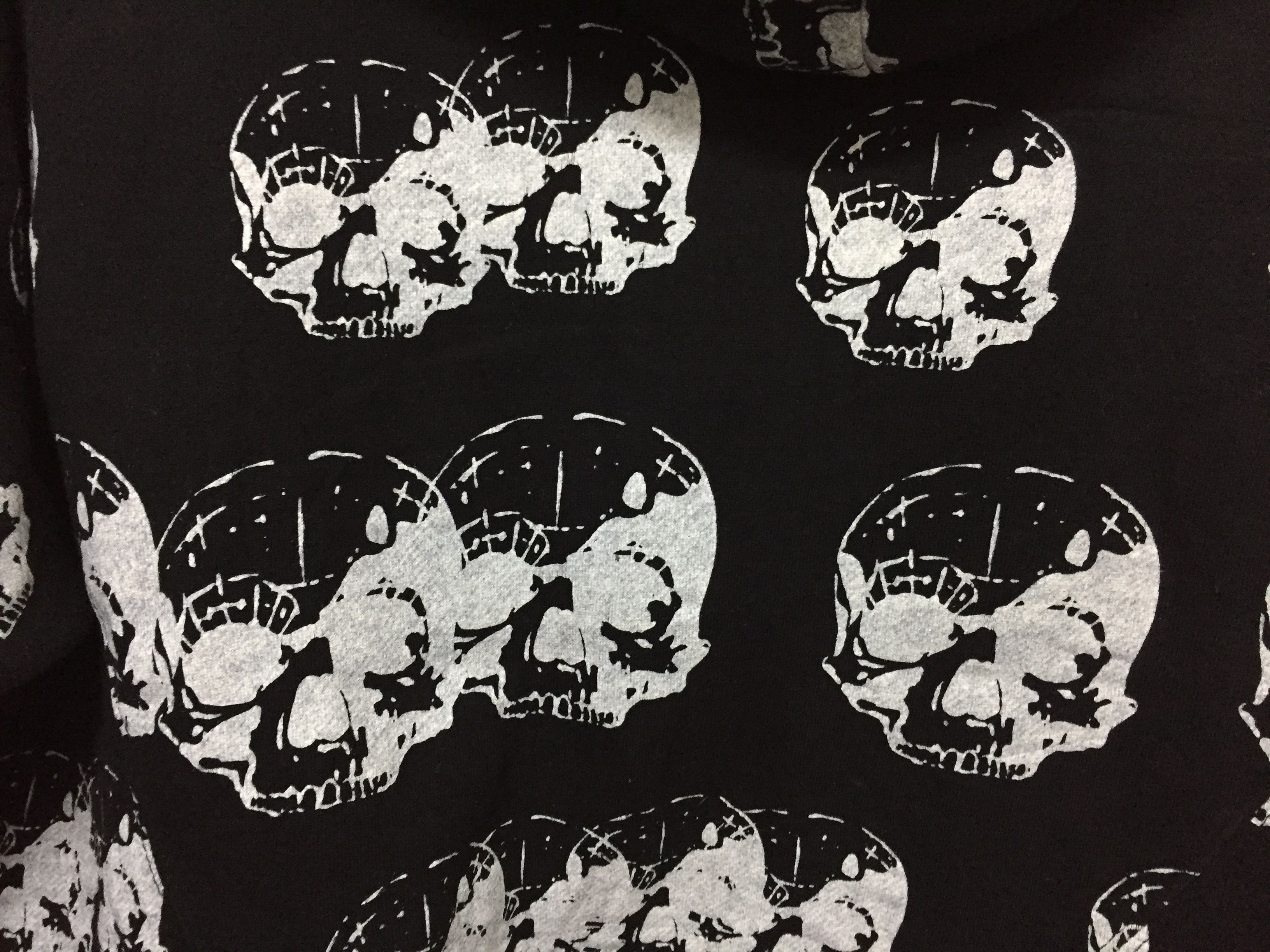 Japanese Brand Glad News japan Skull oversize crop hoodie Size M / US 6-8 / IT 42-44 - 9 Thumbnail